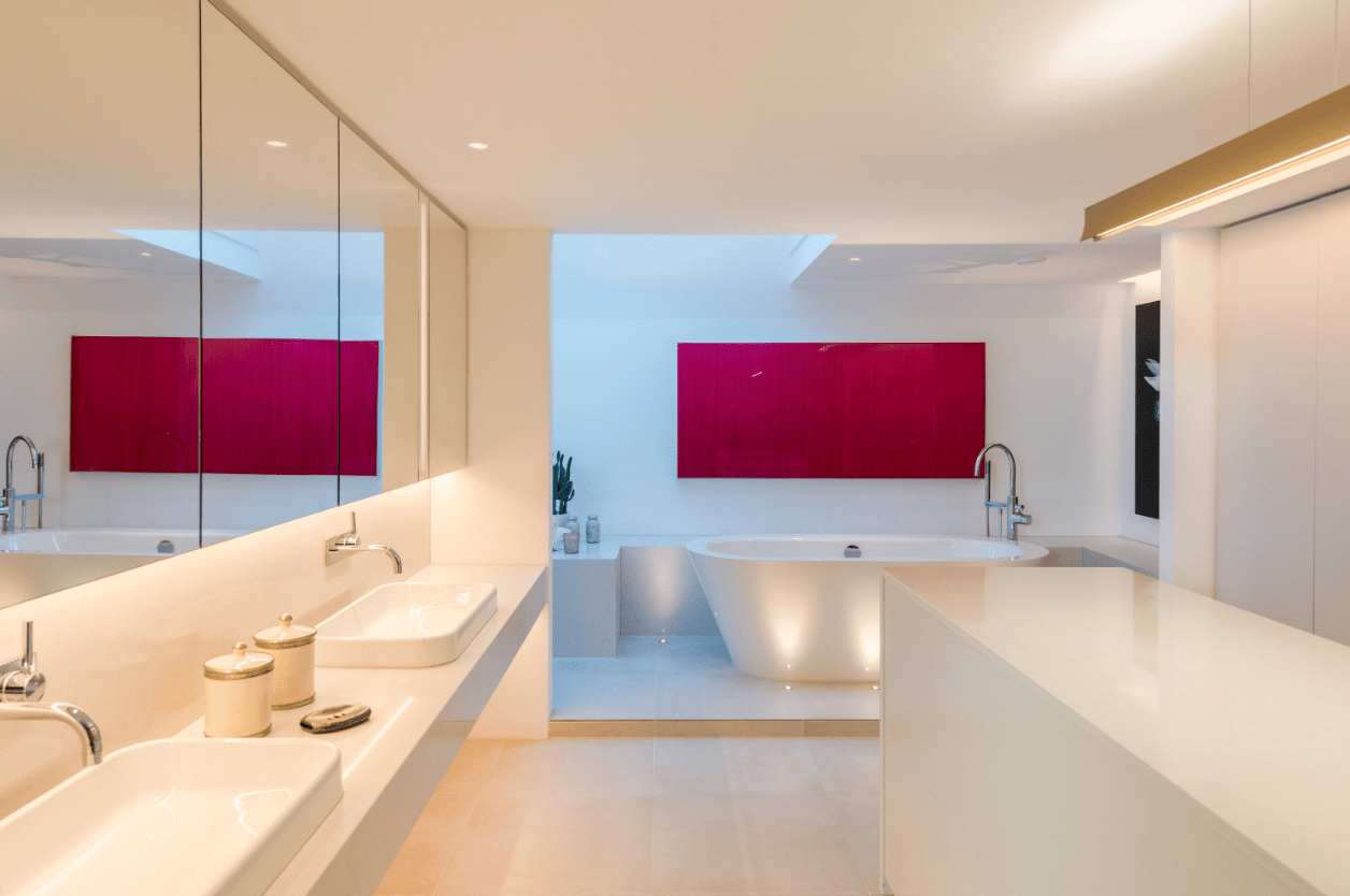 luxury bathroom by Callender Howorth Interior Design