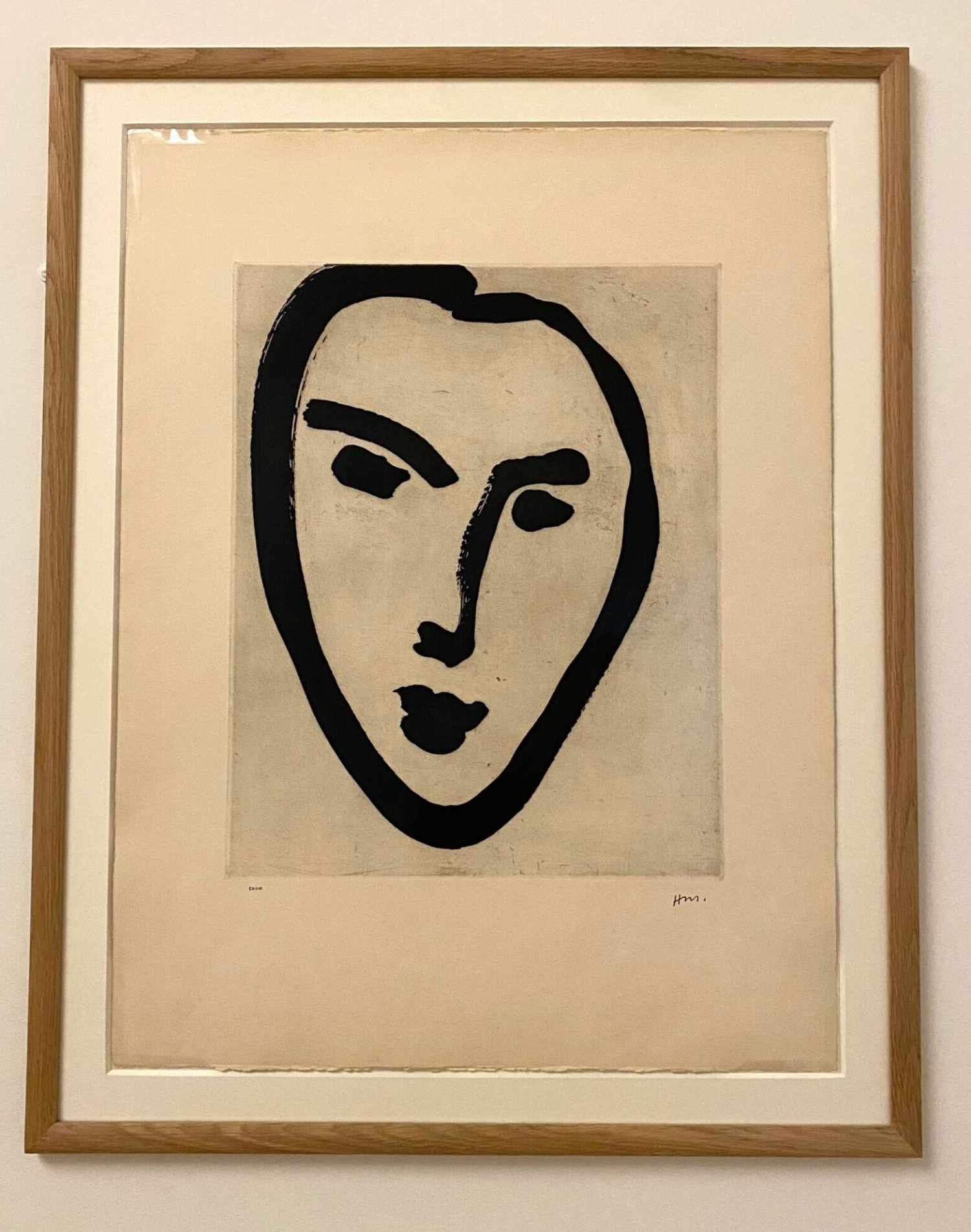 Henri Matisse, Jeune étudiant, Masque 1, 1952